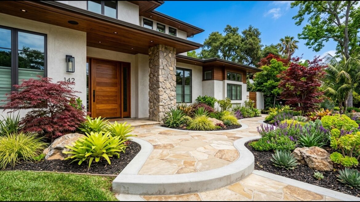 Small Front Yard Landscaping: Modern Walkways & Garden Design Small Front Yard Landscaping: Modern Walkways & Garden Design
