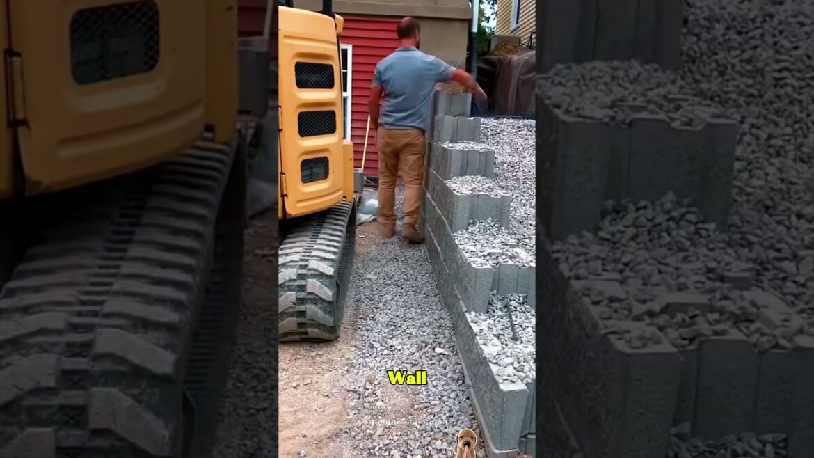He builds a retaining wall and it ends in a war between neighbors! #construction