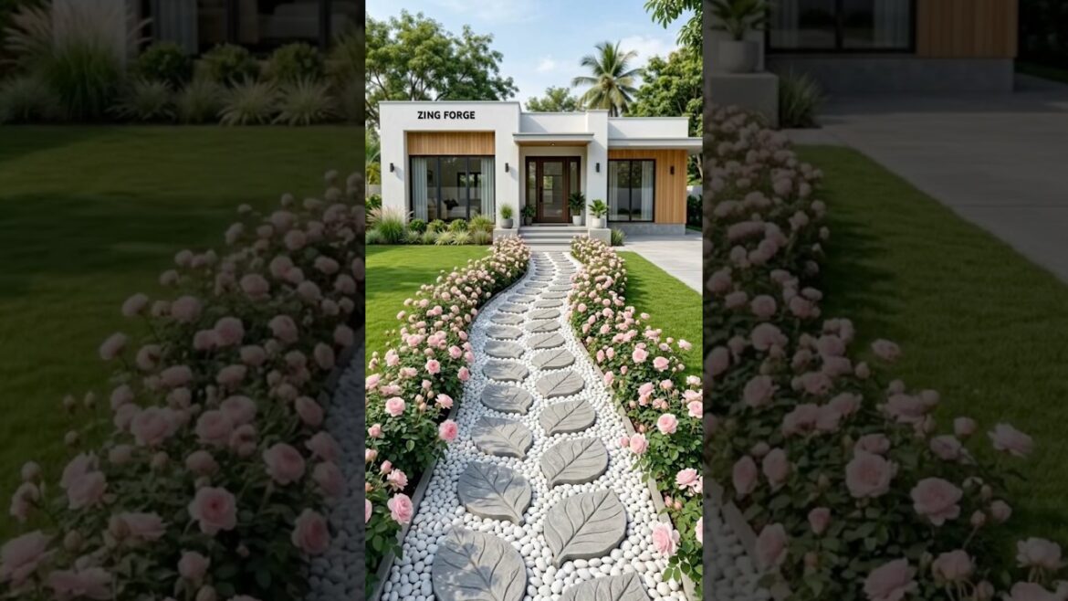 I made luxury Front Yard Pathway Design #gardendesign #luxuryhome #landscaping #shorts #viralshorts I made luxury Front Yard Pathway Design #gardendesign #luxuryhome #landscaping #shorts #viralshorts