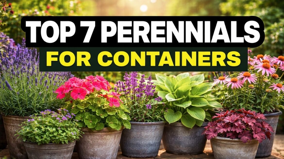 Top 7 Easiest Perennials for Container Gardening _ Plants That Come Back Every Year!