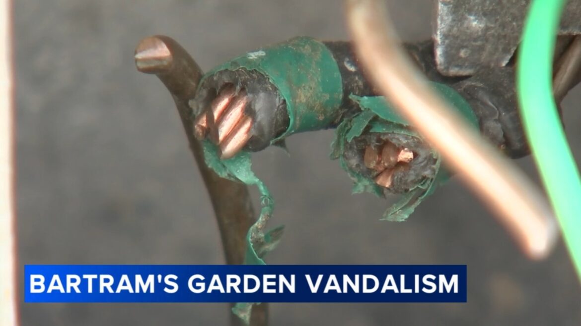 Vandalism leaves Philadelphia’s Bartram’s Garden trail in the dark Vandalism leaves Philadelphia's Bartram's Garden trail in the dark