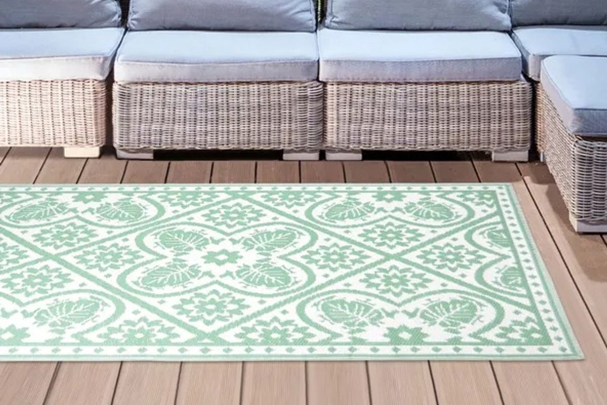 The Fallen Fruits outdoor rug