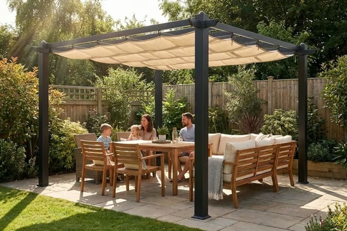 The stylish pergola