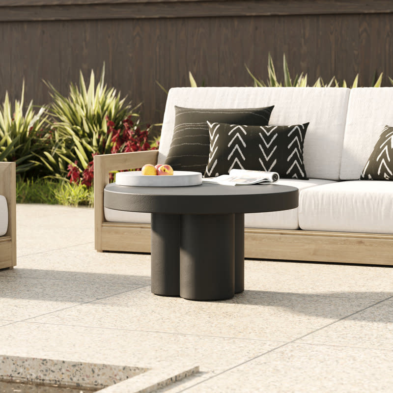 Joss & Main Kenneth Concrete Coffee Table | Wayfair