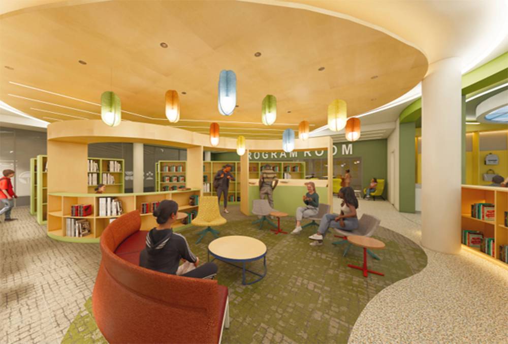 Artist’s rendering
The Cit of Winnipeg will lease space for its new library branch at the mall.