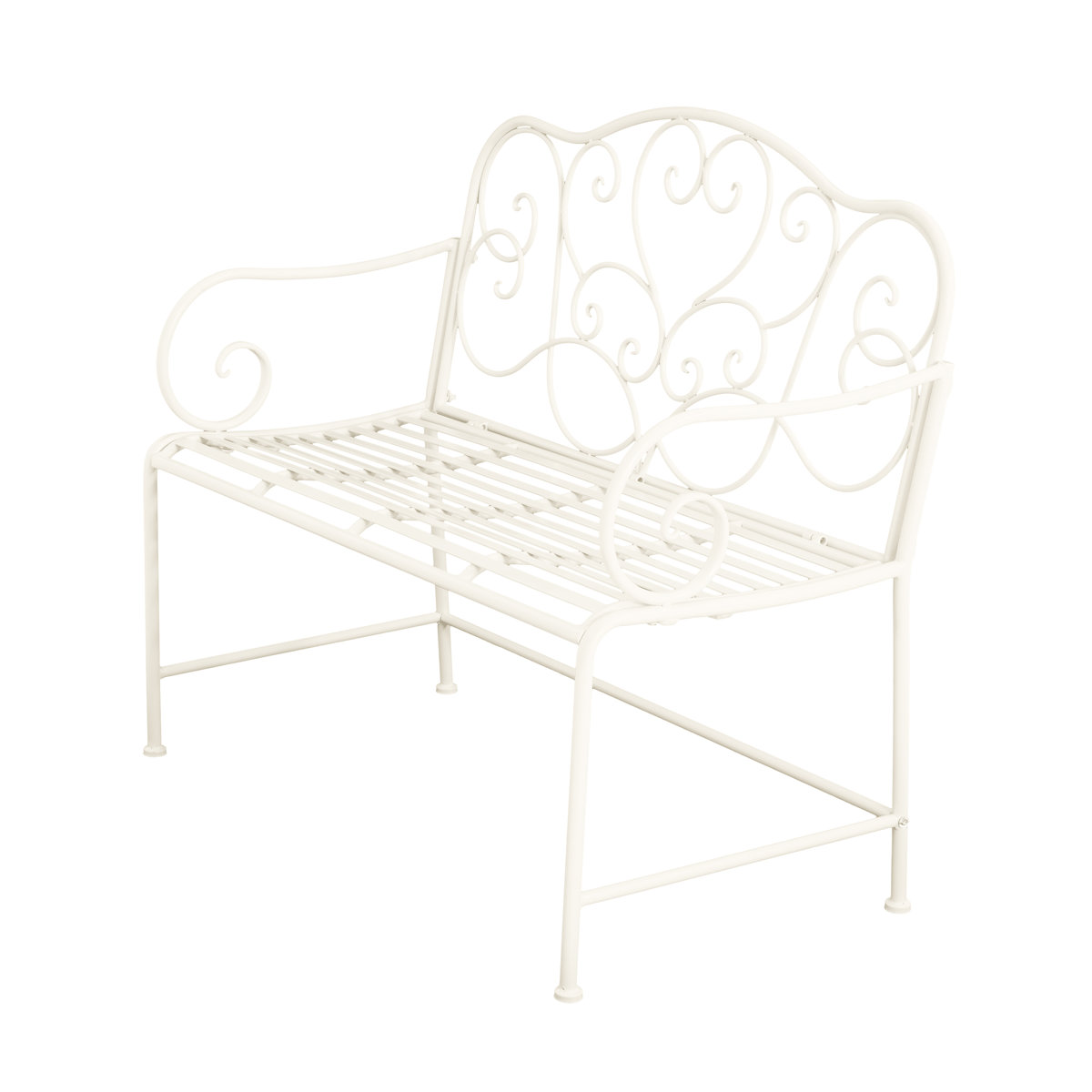 Winston Porter Endorina Metal Garden Bench & Reviews | Wayfair