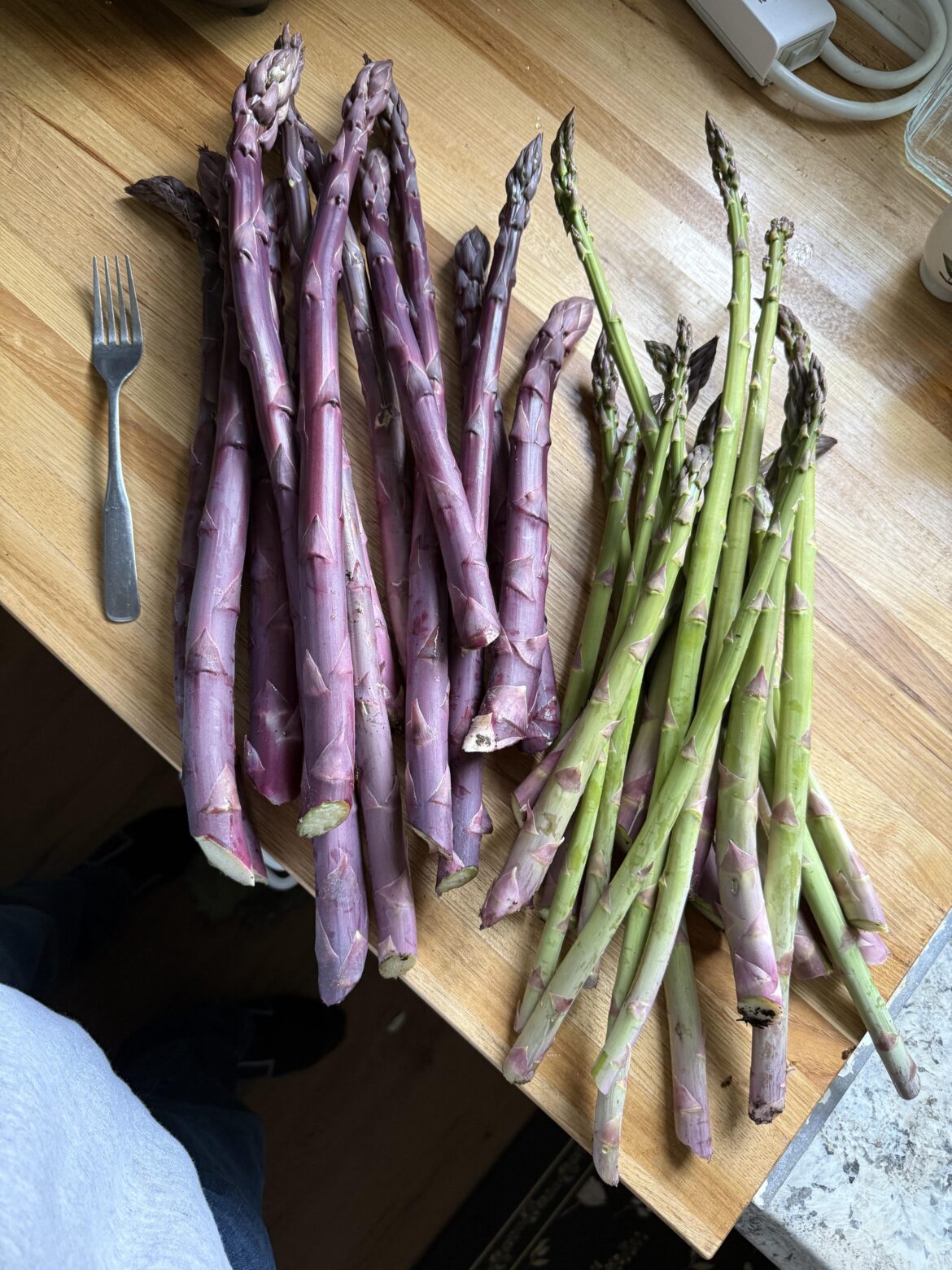 For everyone waiting for their asparagus crowns to mature