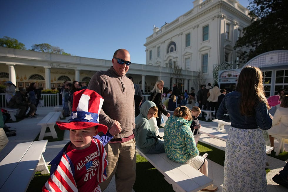 The Trumps Host Children For The White House Easter Egg Roll