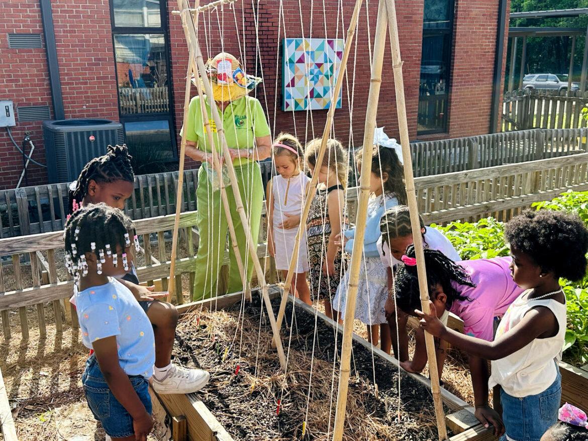 Sudduth Students Enjoy Planting with “Garden Granny” Sudduth Students Enjoy Planting with "Garden Granny"