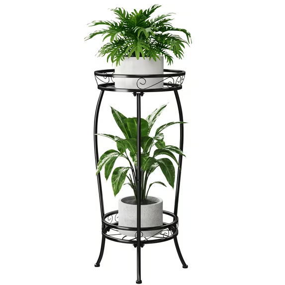 Bamworld two-tier plant stand