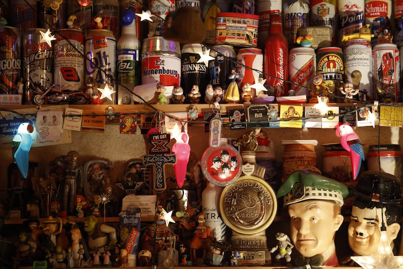 The bar takes second place to Maguire's eclectic collection of memorabilia. He has something to suit all tastes. Photograph: Nick Bradshaw/The Irish Times