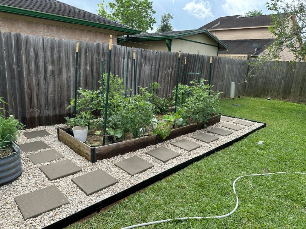 Gave my garden a glow up. Gave my garden a glow up.