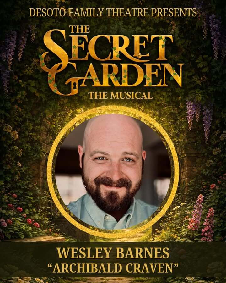 Wesley Barnes stars as Archibald Craven in upcoming ‘The Secret Garden’ at The Gin Wesley Barnes stars as Archibald Craven in upcoming 'The Secret Garden' at The Gin