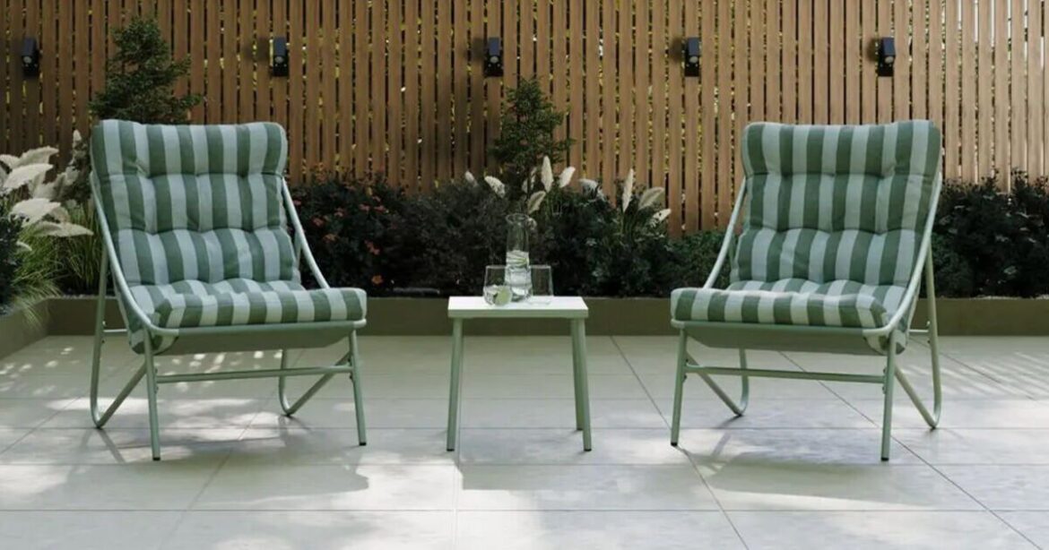 Retro-inspired garden furniture sets all under £200