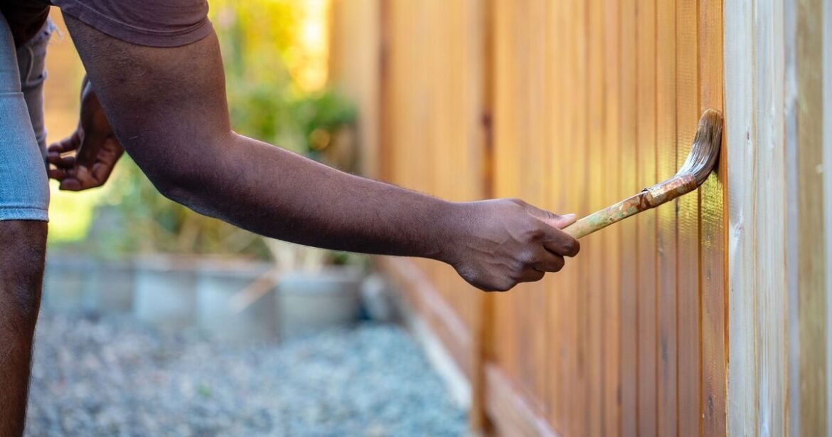 Warning to everyone painting their garden fence this summer