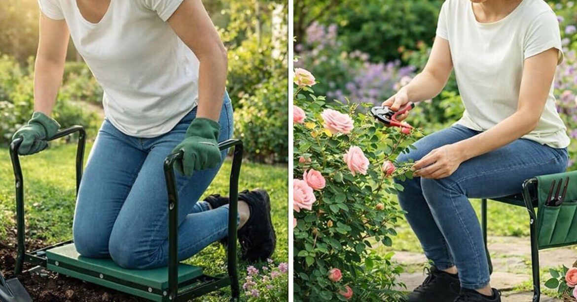 Garden kneeler bench now just £18 on little-known website Garden kneeler bench now just £18 on little-known website
