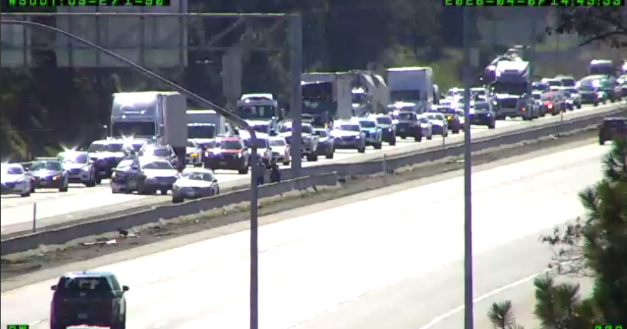 Crash cleared on I-90 eastbound near Garden Springs Road exit | News TRAFFIC ALERT: Left lane blocked on I-90 eastbound near Garden Springs Road exit | News