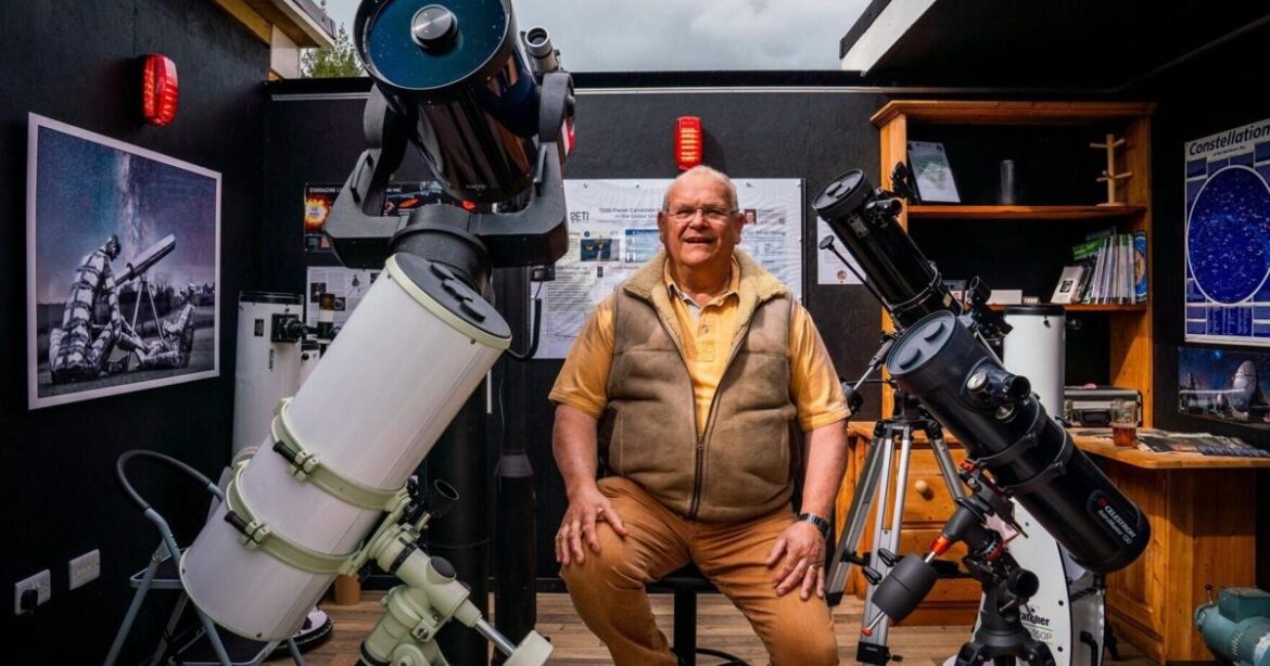 Man fascinated by space sets up observatory in pub garden | National Man fascinated by space sets up observatory in pub garden | National