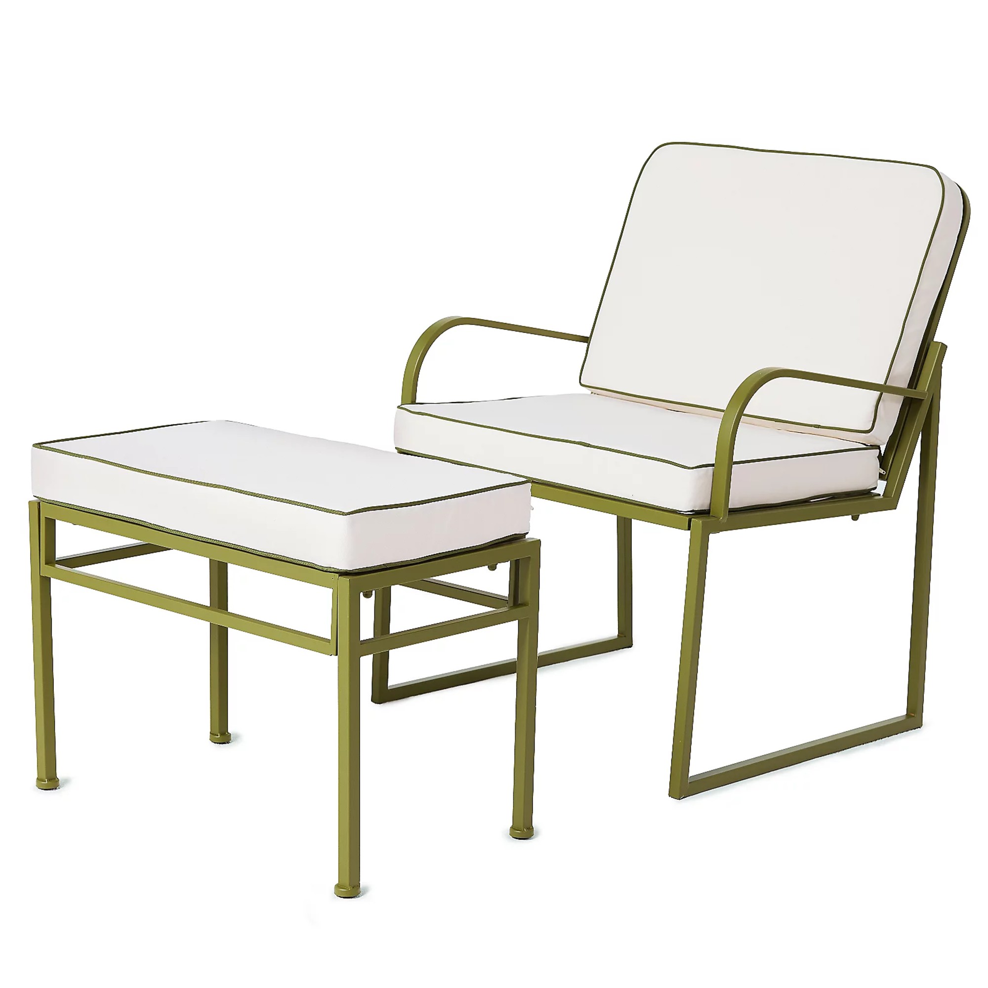 QVC Garden Stories Studio 70 Chair and Footstool