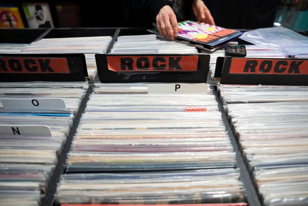 April 18, 2026 - Scenes at Celebrated Summer Records in Hampden on Record Store Day. Snail Mail was also doing a signing ahead of their show at Union Craft Brewing.