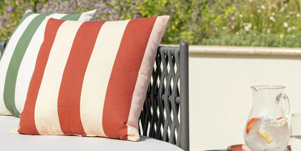 The £8 bestselling striped Habitat cushion that instantly refreshes your garden