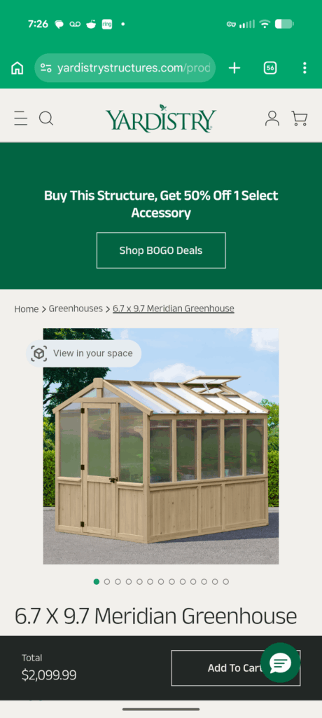 Which prebuilt greenhouse should I get? Which prebuilt greenhouse should I get?