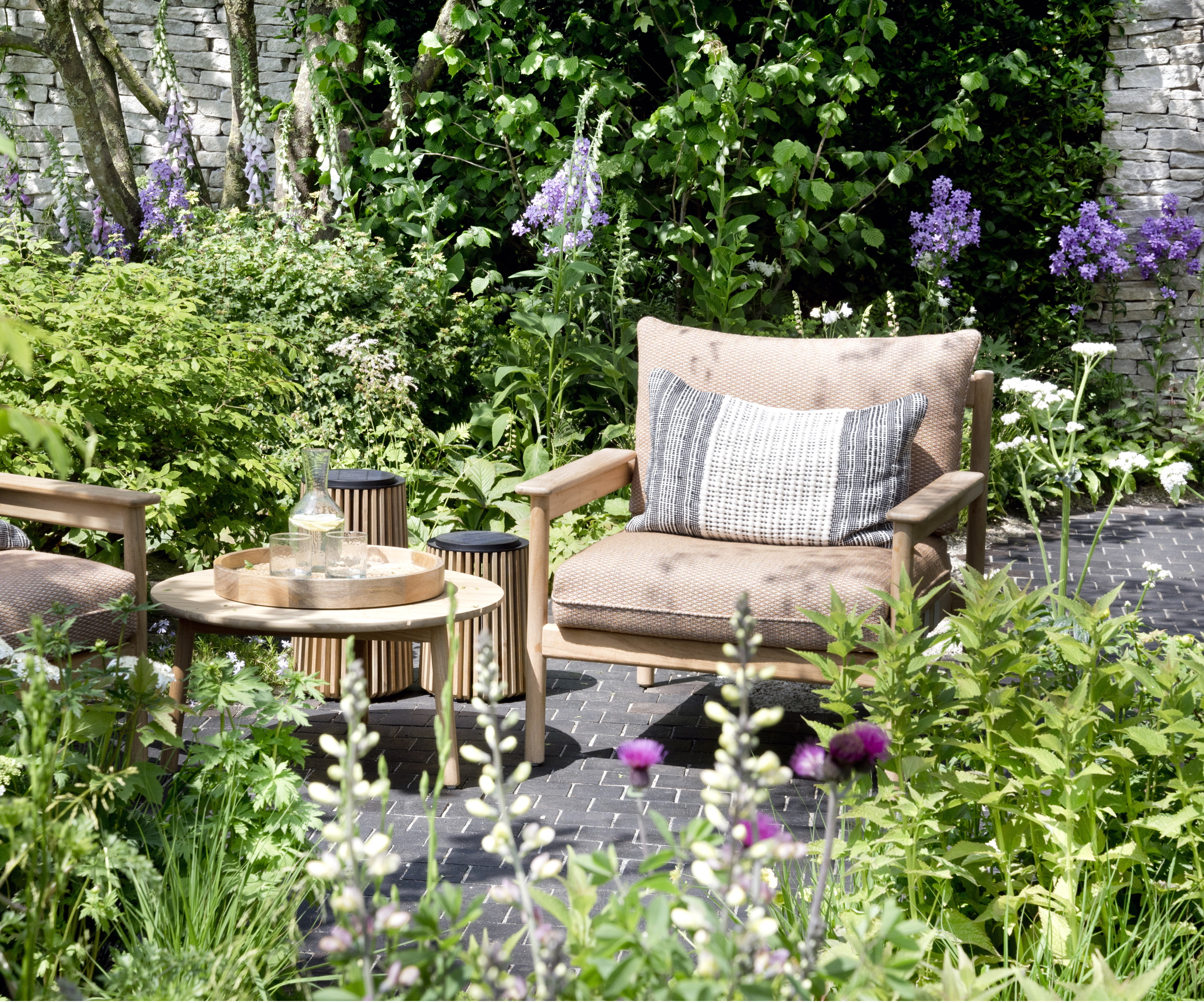Sunny patio