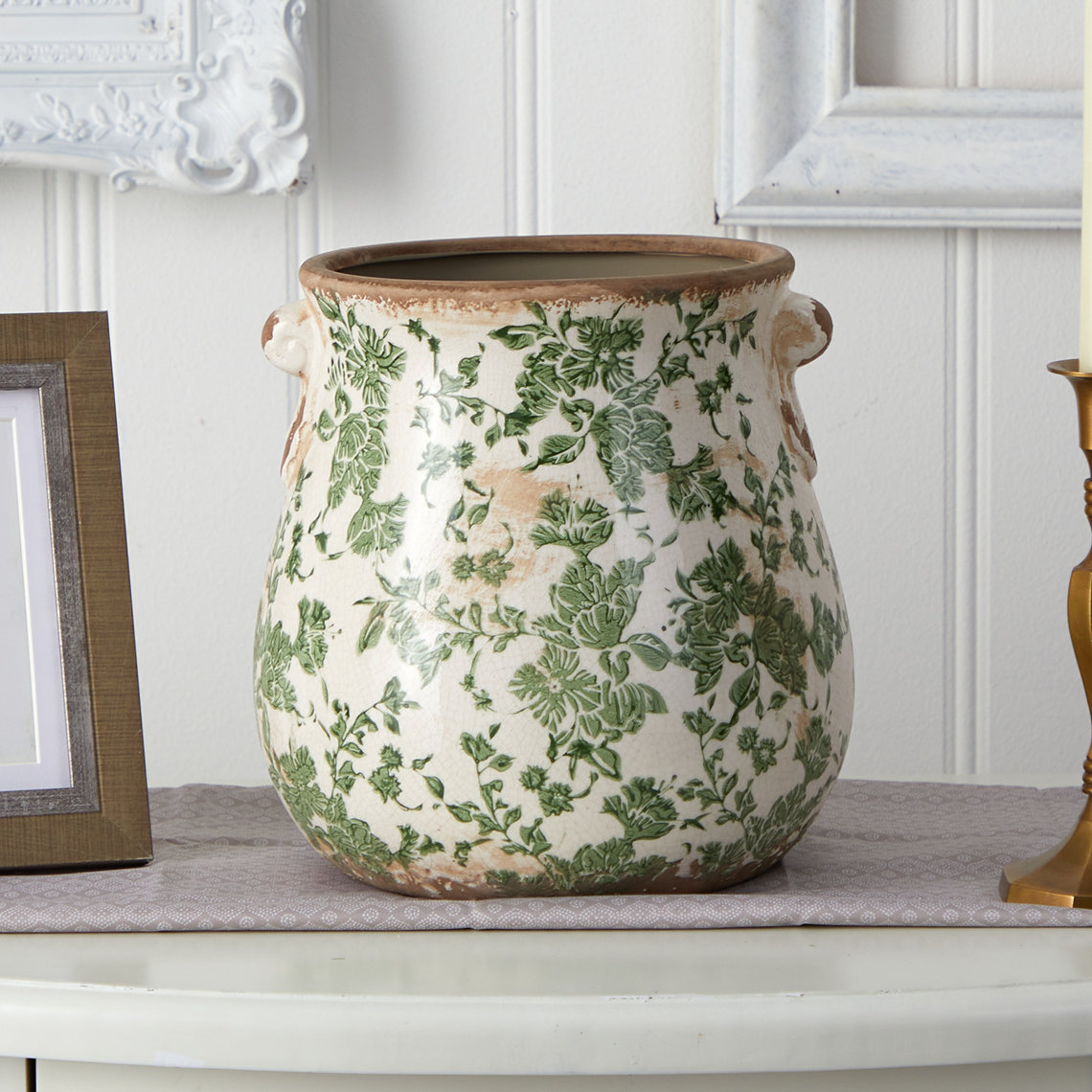Gracie Oaks Essa Ceramic Pot Planter &amp; Reviews | Wayfair