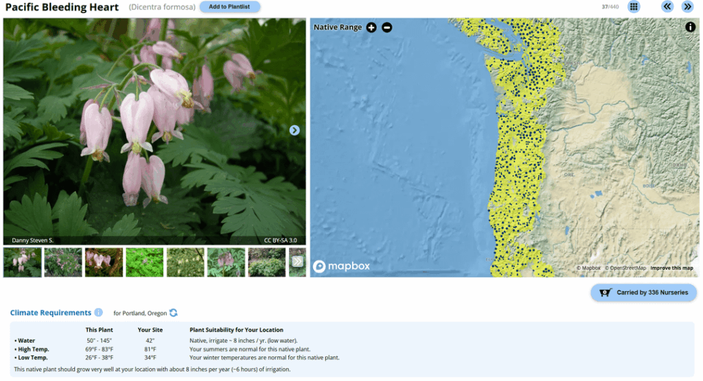 New native plant resource for any square mile on earth