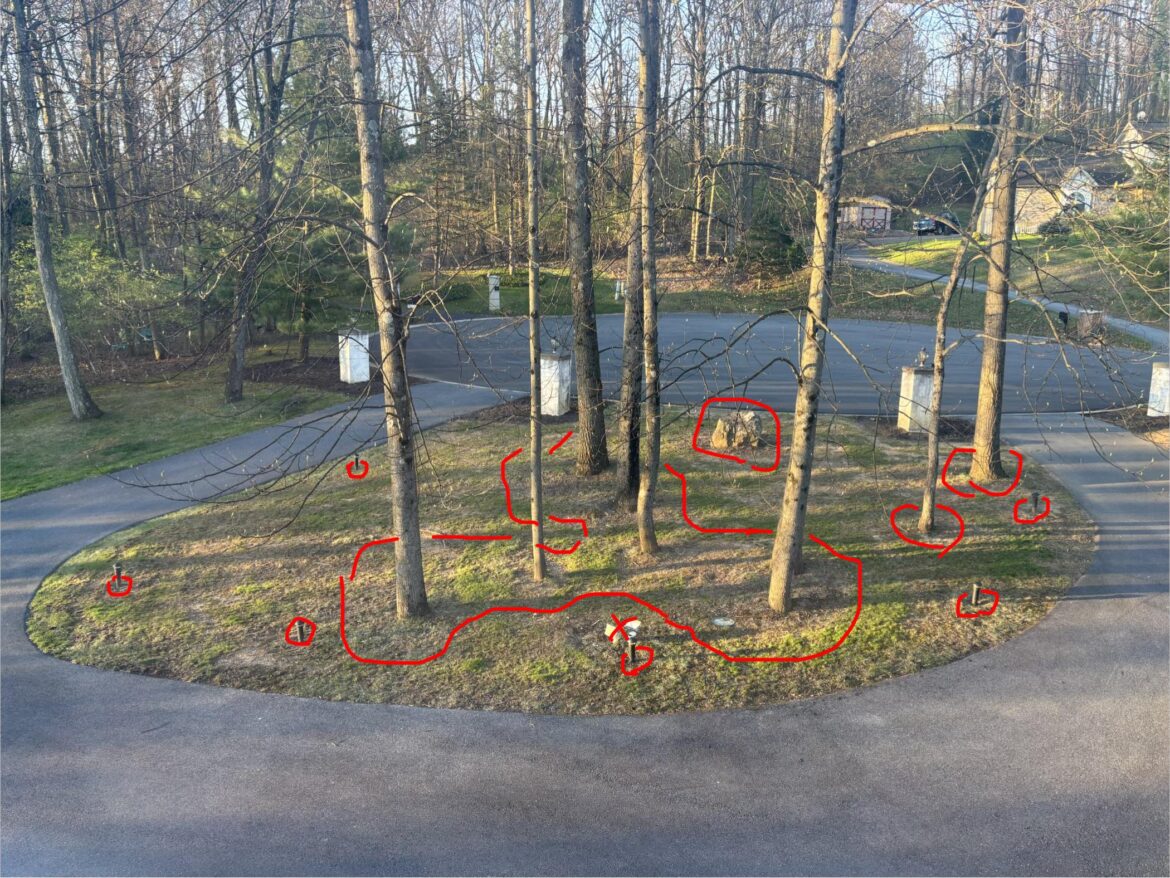 Thoughts on this mulch island design? Thoughts on this mulch island design?