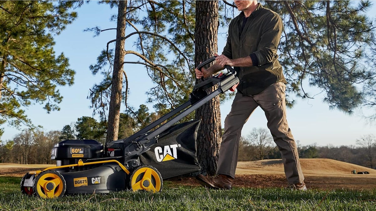 Go battery-powered and skip the gas with this mower.