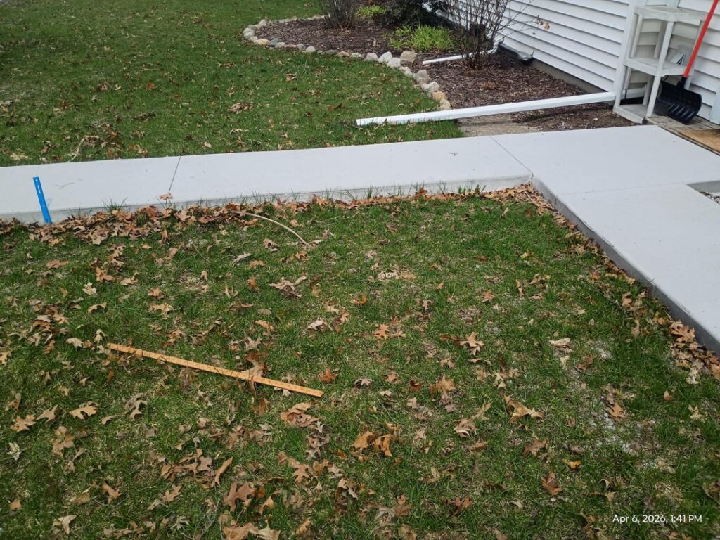 recommendation wanted = new driveway uneven w/ grass recommendation wanted = new driveway uneven w/ grass