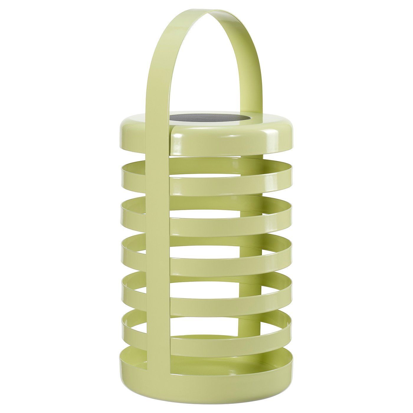 Solvinden Led Decorative Table Lamp - Solar-Powered Stripe/outdoor Light Green