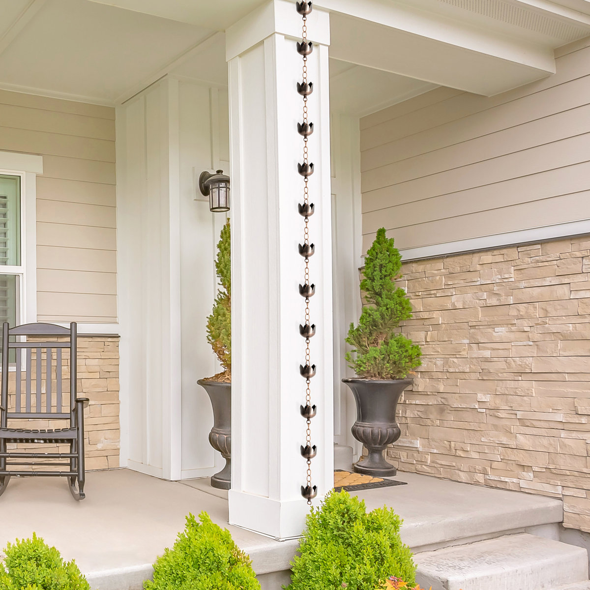Freeport Park&reg; Milliner Rain Chain &amp; Reviews | Wayfair