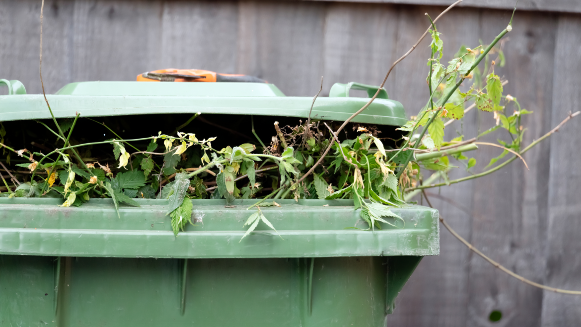 What you can't put in your garden waste bin under the new recycling rules