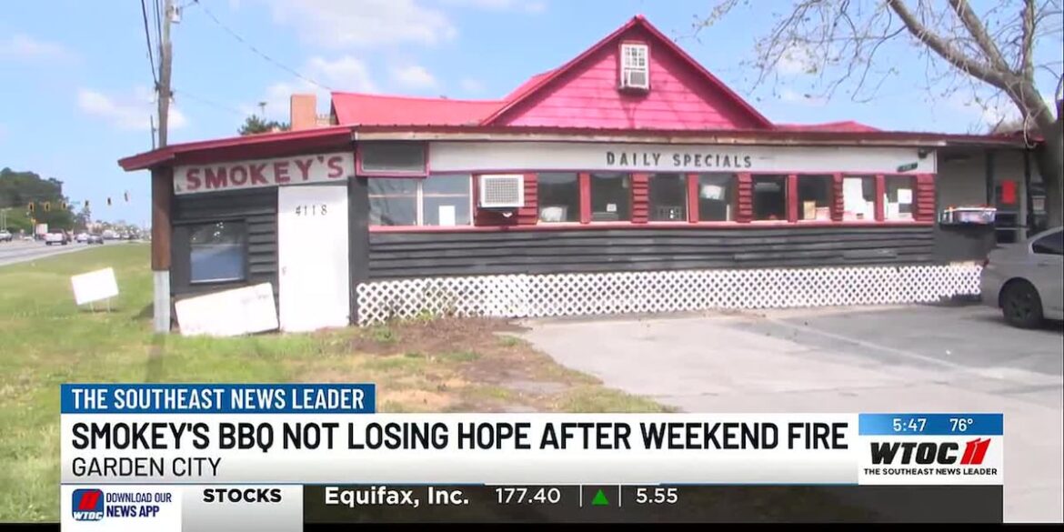 Garden City barbecue staple working to reopen after weekend fire Garden City barbecue staple working to reopen after weekend fire
