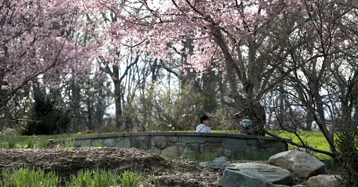 'The Pulse' on location at Brookside Gardens in Wheaton