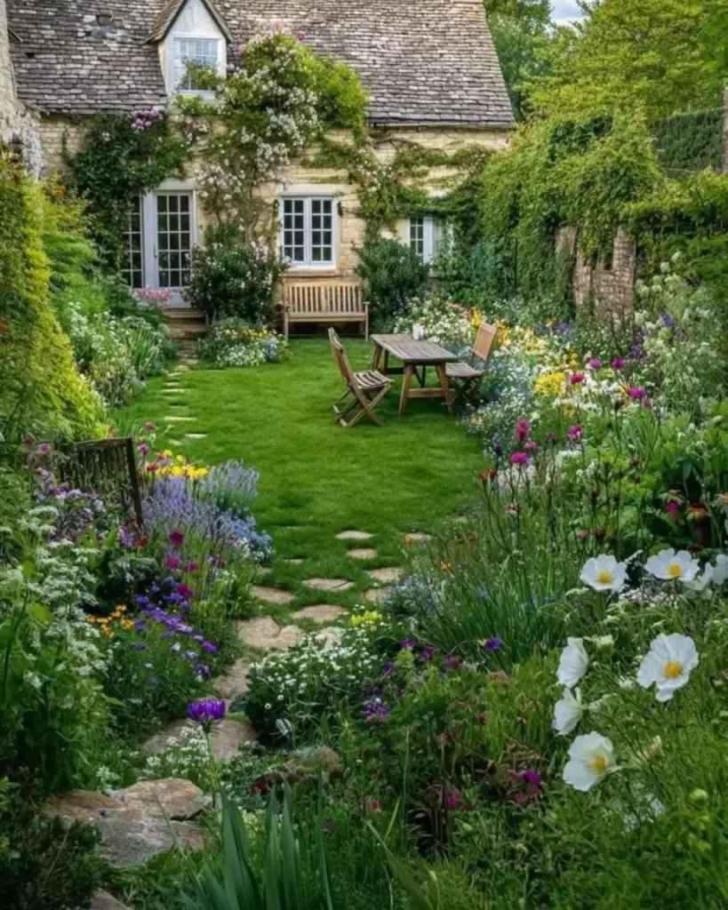 28 English Cottage Garden Ideas For 2026 That Use One Secret Trick To Bloom All Year Charming Cottage Patio Entry