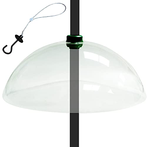 Universal Bird Feeding Station Baffle Dome for Stop Squirrels Stealing Bird Feed by Crystals&reg;