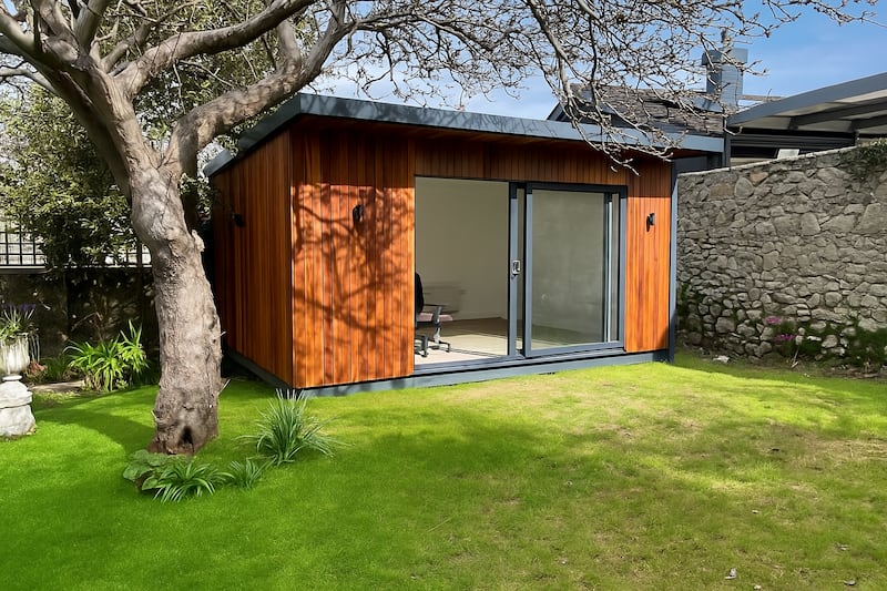 Sprout Pod's fully-insulated garden rooms have a solid steel frame.