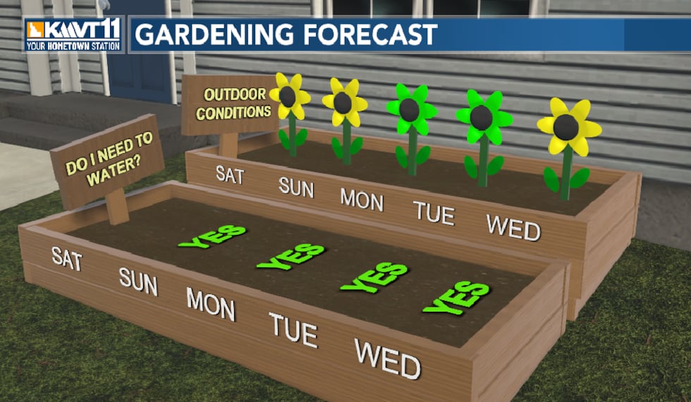 Low pressure exits bringing warmth and sunshine, perfect time to get out and do some Gardening