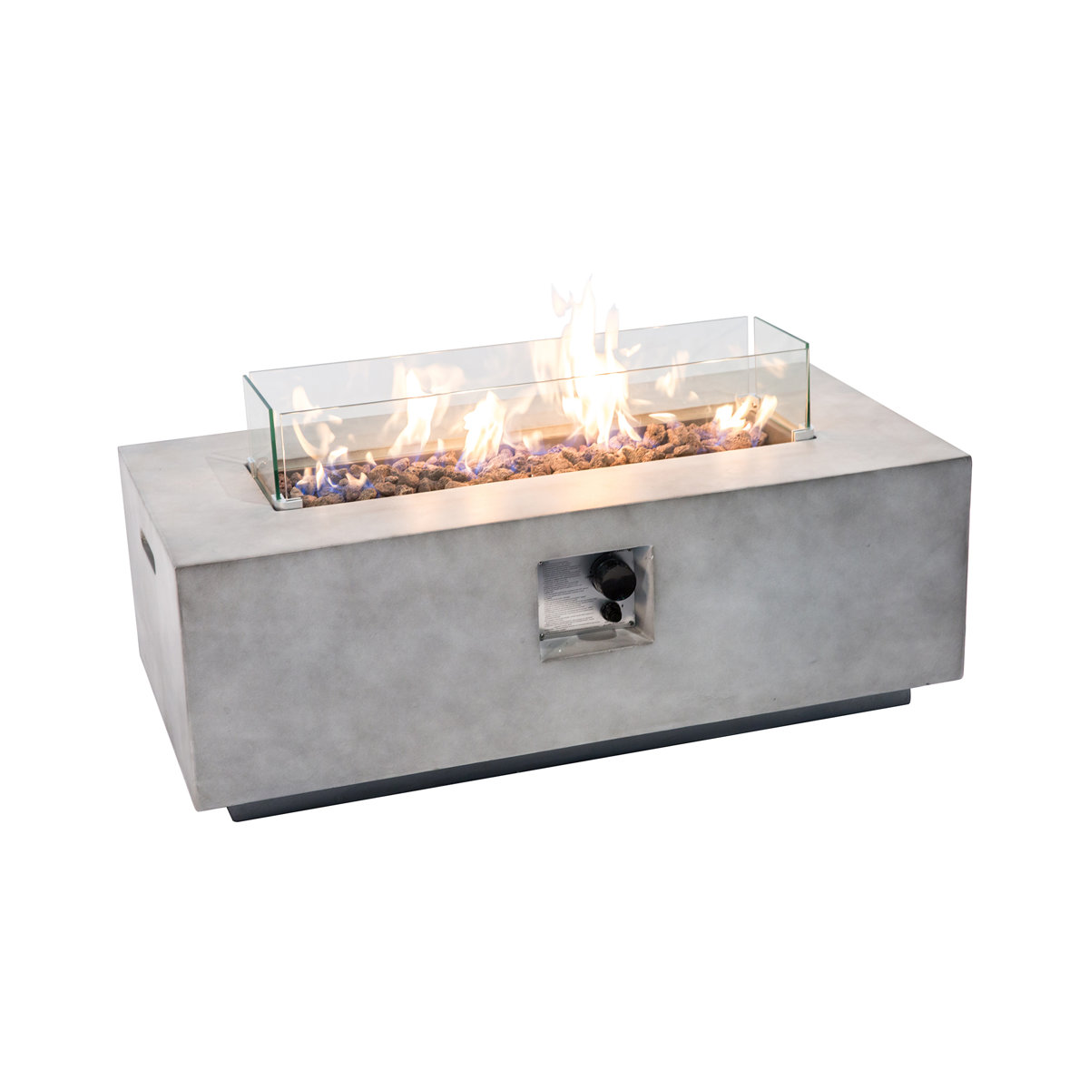 Teamson Home Concrete Propane Fire Pit Table & Reviews | Wayfair.co.uk