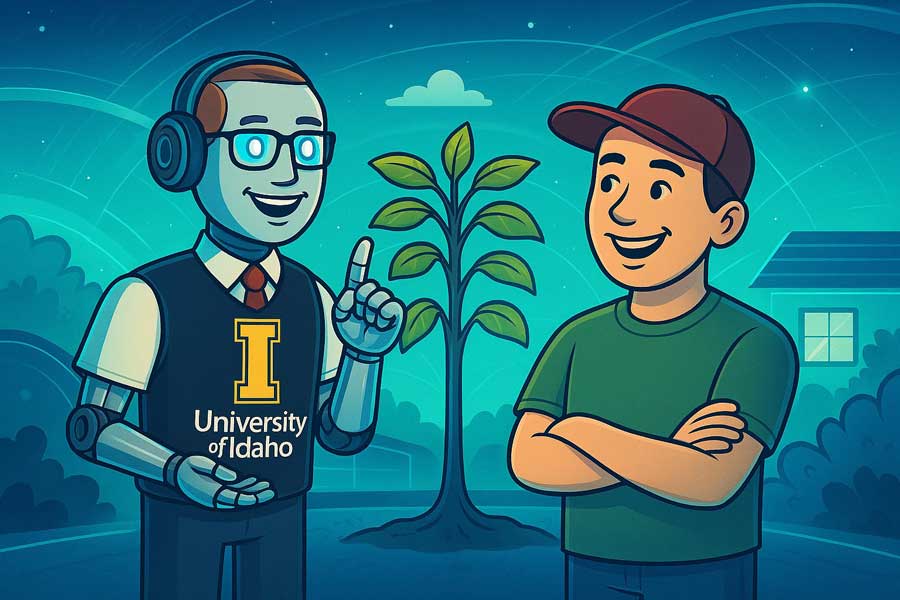 AI gardening of the future. | Bracken Henderson with AI