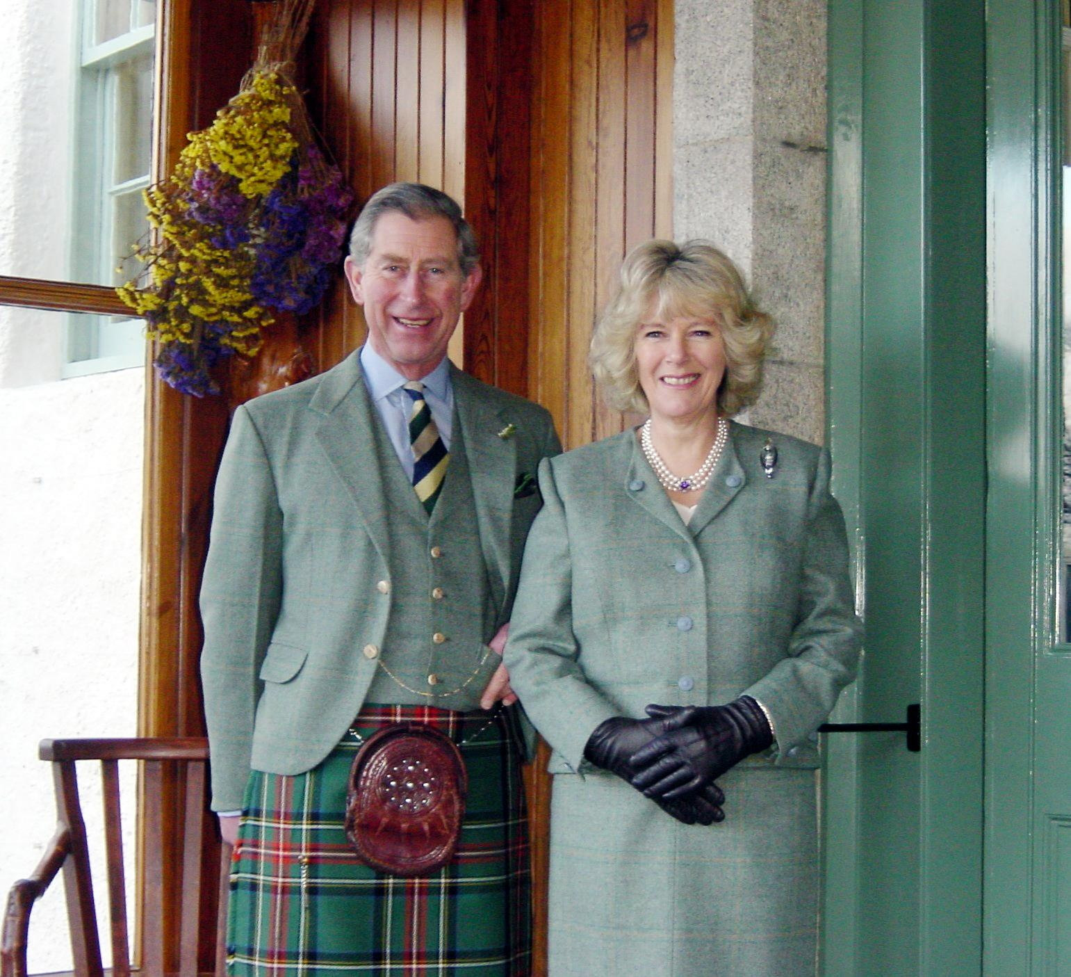 This official photograph, released by Clarence House on Thursday February 10, 2005, shows the Prince of Wales and Mrs Camilla Parker Bowles at Birkhall in Scotland last month as the two were leaving for a Sunday church service. (Photo by &copy; Pool Photograph/Corbis/Corbis via Getty Images)