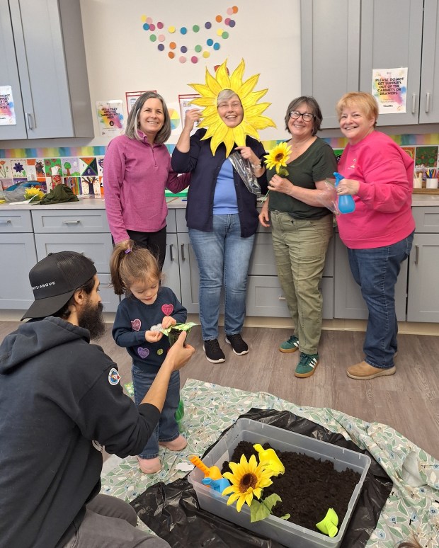 Pottstown Area Garden Club members who organized the visit are Doreen Richardson, Beth Hess, Bernie Williams and Kelley Lopata. (Photos by Diane Jacobs)