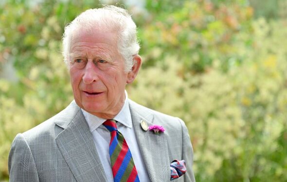 King Charles during a visit to the National Botanic Garden of Wales