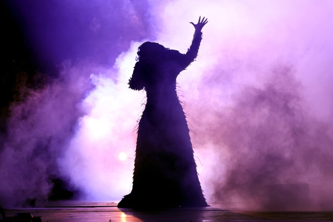 Cardi B performs during her "Little Miss Drama" tour at Madison Square Garden on March 25, 2026 in New York City. She performed a sold-out show in Boston at TD Garden April 2.