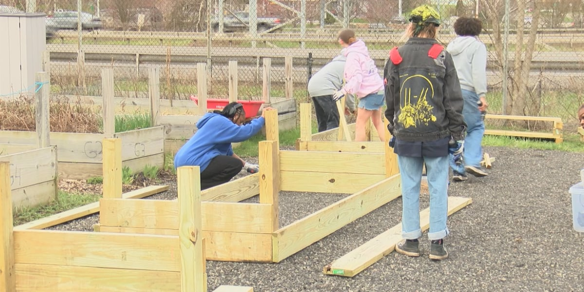 Nonprofit VINES upgrades garden beds at Otsiningo Park Nonprofit VINES upgrades garden beds at Otsiningo Park