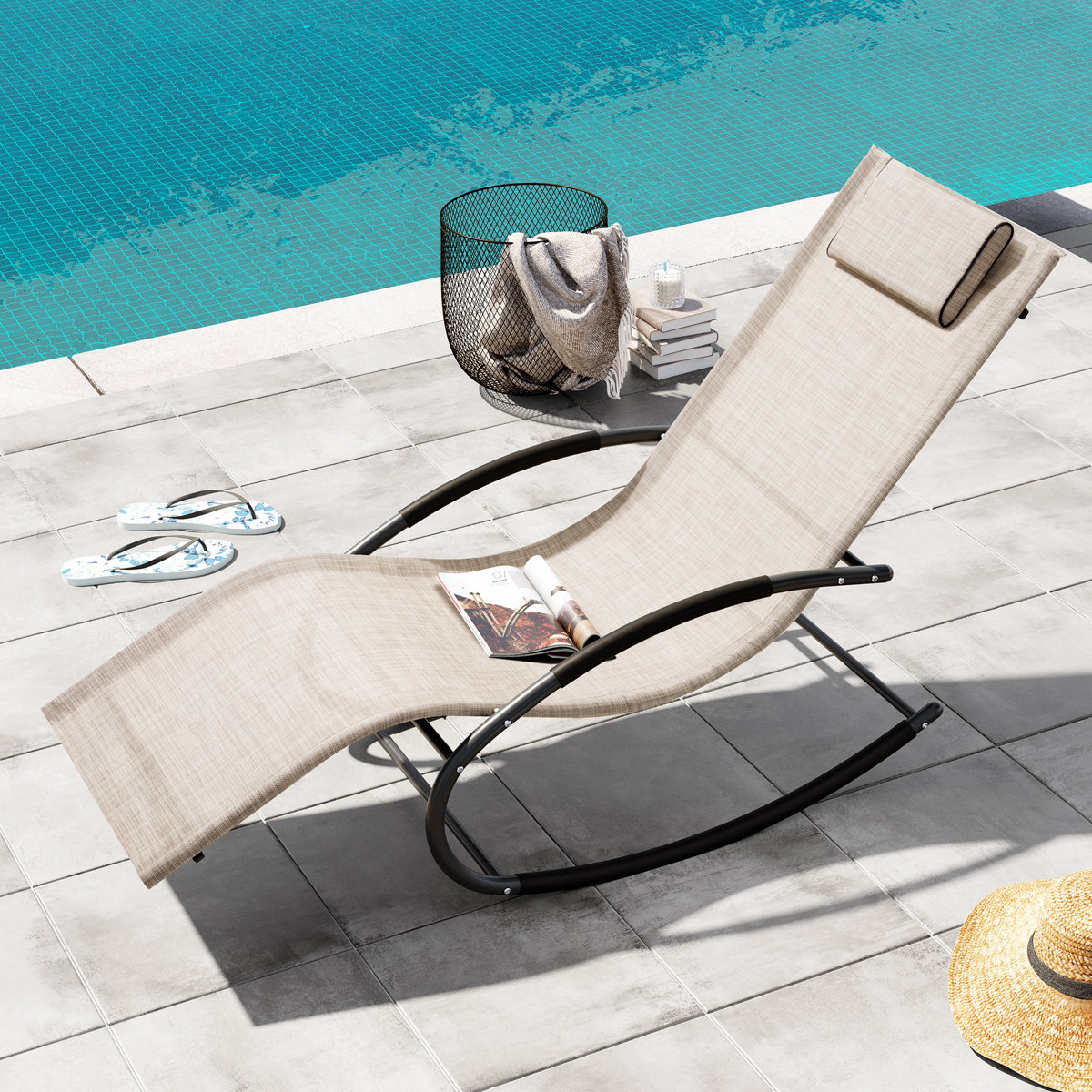 Latitude Run&reg; Adwick Rocking Chair &amp; Reviews | Wayfair