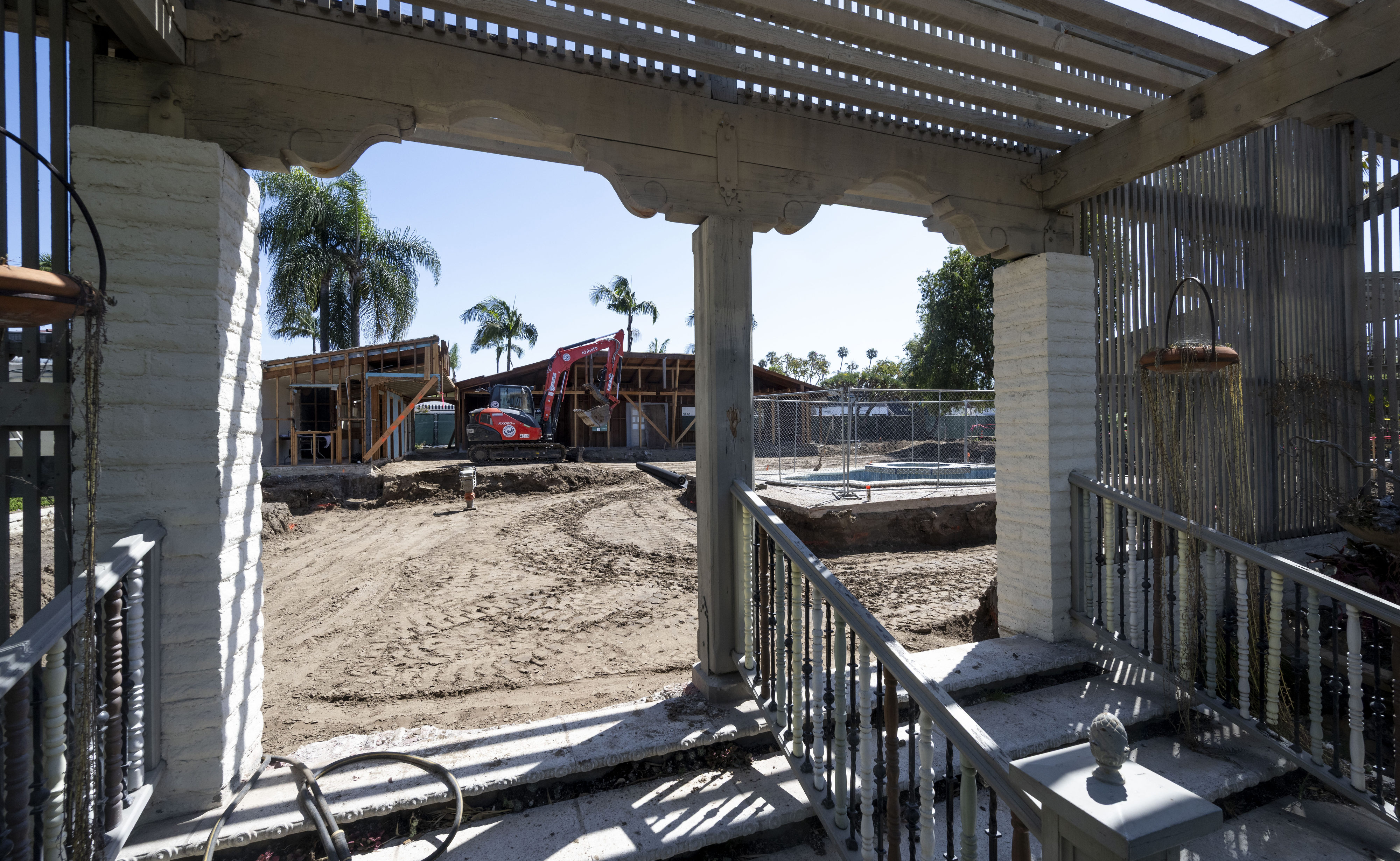 Demolition has begun for the renovation of Sherman Library &...